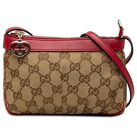 Gucci Beige GG Canvas Lovely Crossbody