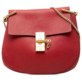 Chloé Borsa a tracolla Drew in pelle rossa, piccola