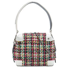Borsa a tracolla Chanel Red Tweed Street Allure