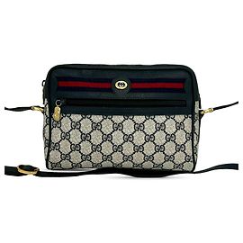 Gucci Beige GG Supreme Web Crossbody