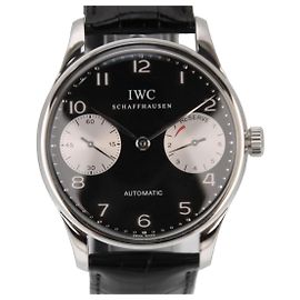 IWC Portuguese 2000 IW500001 Schwarzes Zifferblatt Automatik 42mm