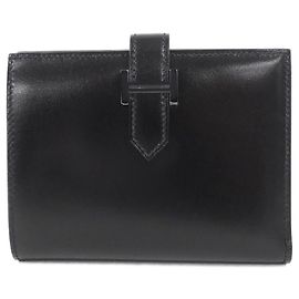 Hermès Hermes Bearn Compact Monochrome Portemonnaie