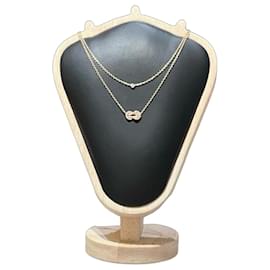 Collana a doppia catena Chance Infinie in oro rosa 18K e diamanti FRED - Fred