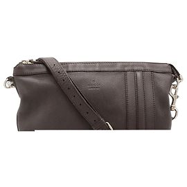 Borsa a tracolla Gucci in pelle marrone scuro
