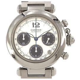 Reloj Cartier Pasha C Chronograph W31048M7 en acero inoxidable automático