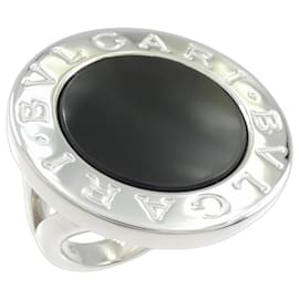 Bvlgari Bvlgari Ring aus Weißgold und Onyx - Bulgari