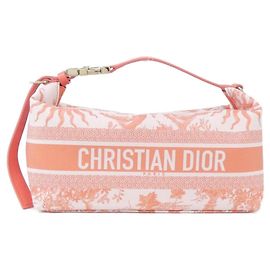Borsa Pouch Christian Dior TOILE DE JOUY SOLEIL Nomad Medium