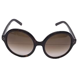Gafas de sol redondas Chloé Havana en acetato marrón