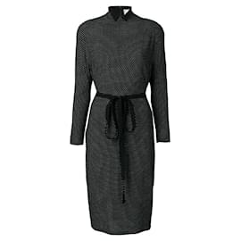 Eng anliegendes Kleid mit Polka Dots Gianni Versace