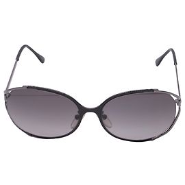 Fendi FS5166K Sonnenbrille aus grauem Metall