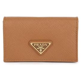 Portacarte Saffiano con logo Triangle - Prada