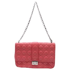 Borsa a tracolla Large Miss Dior in pelle di agnello rosa