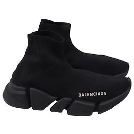 Balenciaga Speed 2.0 Trainer Schuhe aus schwarzem Polyester