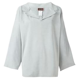 Blusa Kenzo de camurça com modelagem relaxada - Yves Saint Laurent