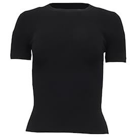 Top in maglia con cut-out Alexander Wang in viscosa nera