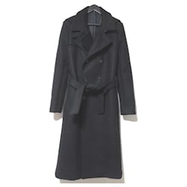 Gabardina de Doble Botonadura de Lana y Cachemira Dior Homme