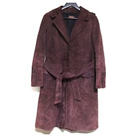 Gabardina de ante y piel de cordero Tod's