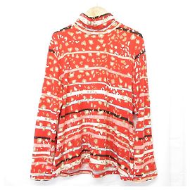 Autre Marque Top a maniche lunghe con collo alto e bordo leopardato LEONARD SPORT