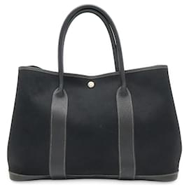 Borsa Tote HERMES Garden PM in nero - Hermès