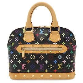 Borsa Louis Vuitton Monogram Multicolor Alma Noir