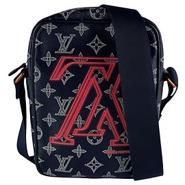 Borsa a tracolla Louis Vuitton Monogram Ink Danube PM Navy