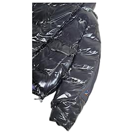 Louis Vuitton Doudoune 2054 con Zaino Integrato Nylon Laccato Nero Taglia 48