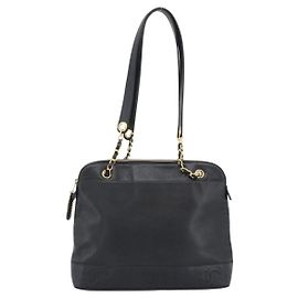 Chanel Triple CC Chain Shoulder Caviar Leather