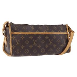 LOUIS VUITTON Borsa a tracolla lunga Monogram Popincourt M40008 LV Auth 194197