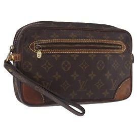 LOUIS VUITTON Monogram Marly Dragonne GM Clutch M51825 LV Auth 191976