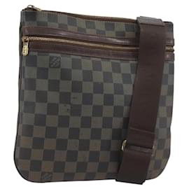 LOUIS VUITTON Damier Ebene Pochette Bosphore Shoulder Bag N51111 LV Auth BA14559