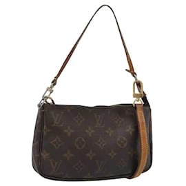 LOUIS VUITTON Monogram Pochette Accessoires Pochette M51980 LV Auth 195168