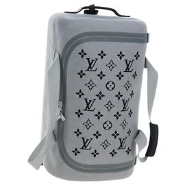 LOUIS VUITTON Monogram Jacquard Knit Horizon Soft 2R55 Gray M20129 Auth ki6739M