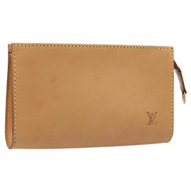 LOUIS VUITTON Nomad Male Ventiem Pouch 20th Anniversary Beige M99070 Auth hk3960