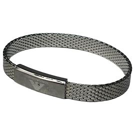 Bracciale Vintage Emporio Armani in acciaio inossidabile argento