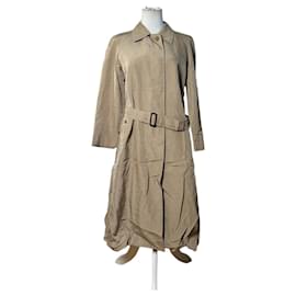 Trench Vintage Burberry in misto cotone Beige L