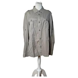 Vintage Burberry Baumwollmischung Jacke Beige L
