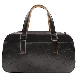 Borsa Louis Vuitton Monogram Mat Shelton grigia