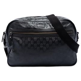 Borsa a tracolla Gucci GG Imprime nera
