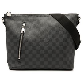 Borsa a tracolla Louis Vuitton Damier Graphite Mick PM nera