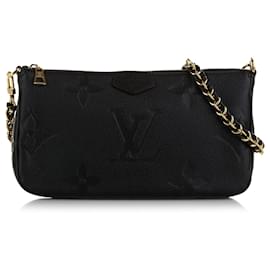 Borsa a tracolla Pochette Felicie bicolore in Monogram Empreinte nero Louis Vuitton