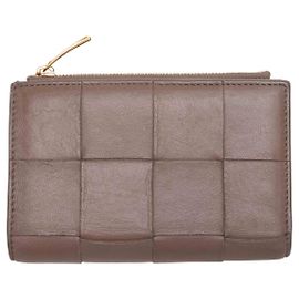 Portafoglio Bifold Intrecciato marrone Bottega Veneta