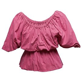 Top de cuello redondo rosa Dries Van Noten Talla US S