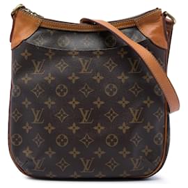 Borsa a tracolla Louis Vuitton Monogram Odeon PM marrone