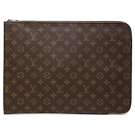 Sac Business Louis Vuitton Monogram Poche Documents Portfolio Marron