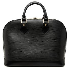 Borsa Louis Vuitton Epi Alma PM Nera