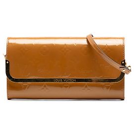 Borsa a tracolla Louis Vuitton Monogram Vernis Rossmore MM marrone