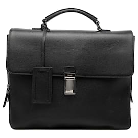 Borsa Business in Pelle Nera Prada