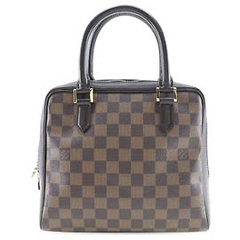 Borsa Louis Vuitton Damier Ebene Brera Marrone