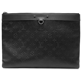Pochette Louis Vuitton Monogram Shadow Discovery nera