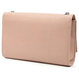 Saint Laurent Borsa a tracolla Kate Classic Monogram con nappa in pelle di vitello liscia rosa, media